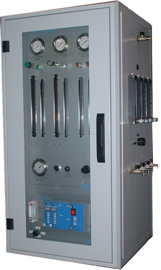 Sistema di miscelazione brevettato Cryotek Eng, adatto per processi gravosi, produce miscele 0-100% con alta precisione e affidabilità.